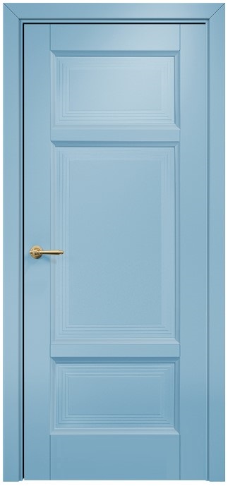 Двери в интерьере - Дверь Оникс Тоскана 4 эмаль голубая, глухая