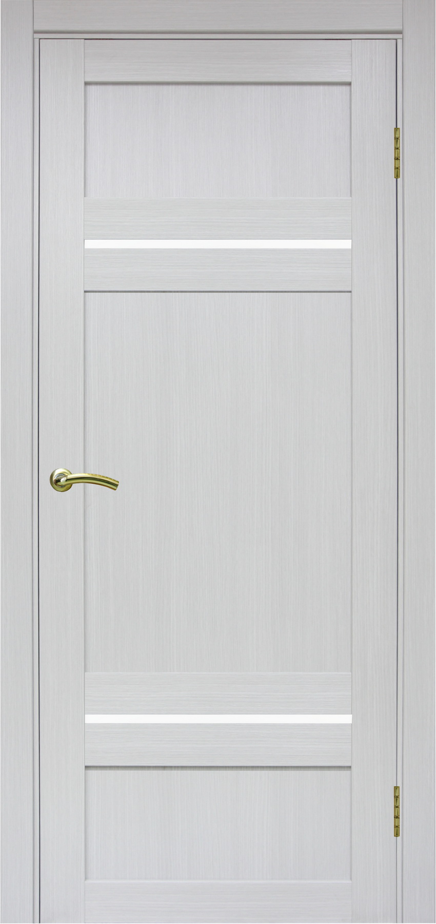 Двери в интерьере - Дверь Эко 532.12121 ясень серебристый, сатинат