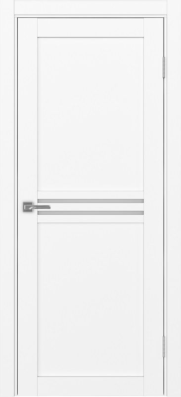 Двери в интерьере - Дверь Эко 552.12 белый снежный, сатинат