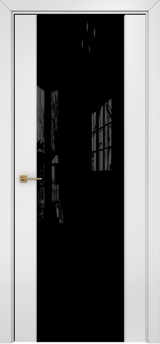 Двери в интерьере - Дверь Оникс Престиж CPL белый, триплекс черный