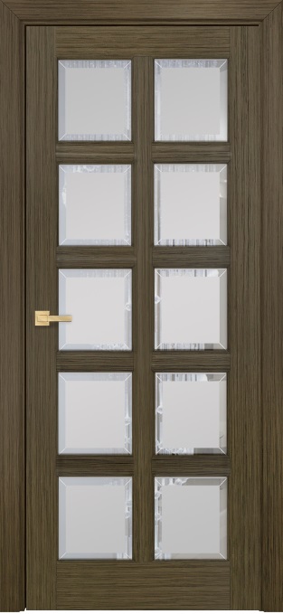 Двери в интерьере - Дверь Оникс Вена 2 олива, сатинат с фацетом