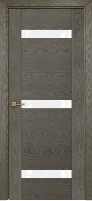 Двери в интерьере - Дверь Оникс Парма 3 дуб арктик, глухая лакобель RAL 0333