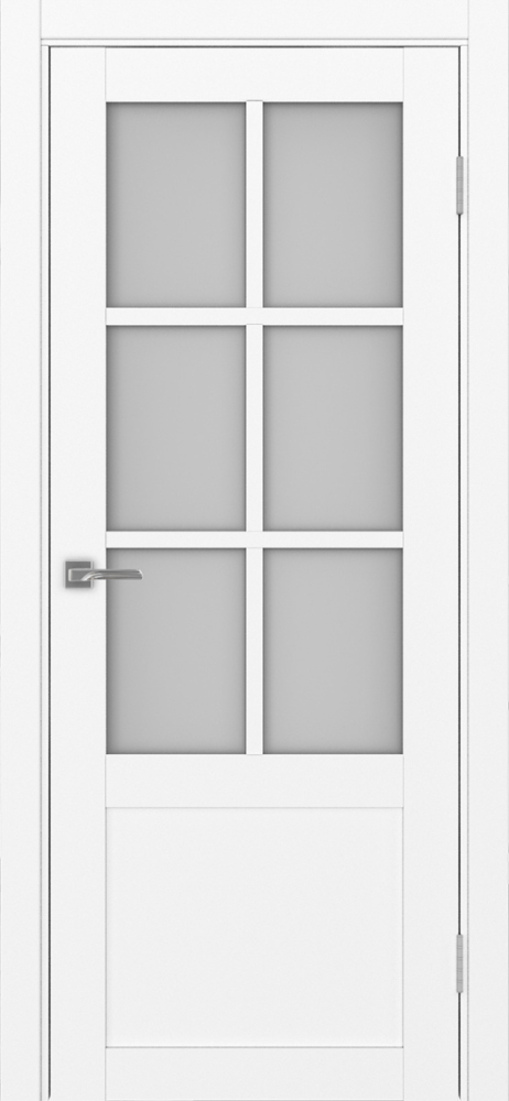 Двери в интерьере - Дверь Эко 541.2221 ПФ белый снежный, сатинат