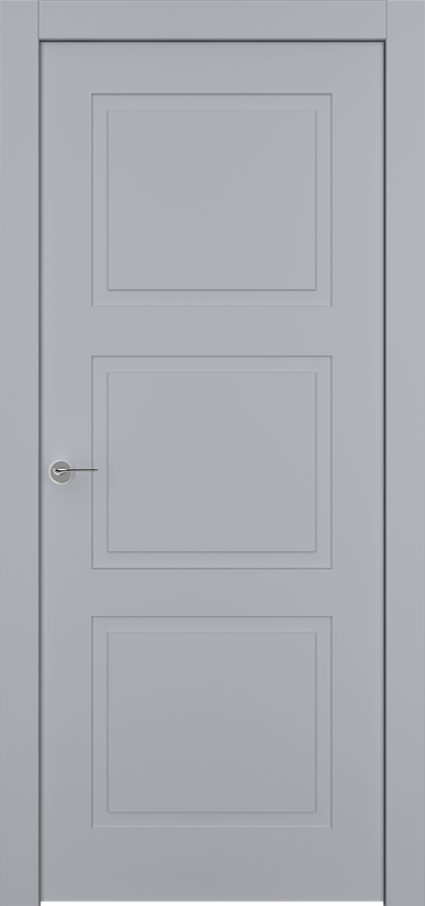 Двери в интерьере - Дверь Классика-33 эмаль RAL 7047, глухая