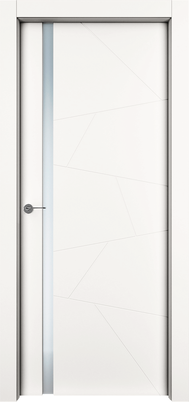 Двери в интерьере - Дверь Берг эмаль RAL 9010, триплекс, глухая