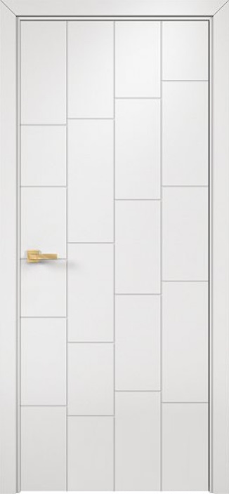 Двери в интерьере - Дверь Оникс Концепт №4 PVC белый, глухая
