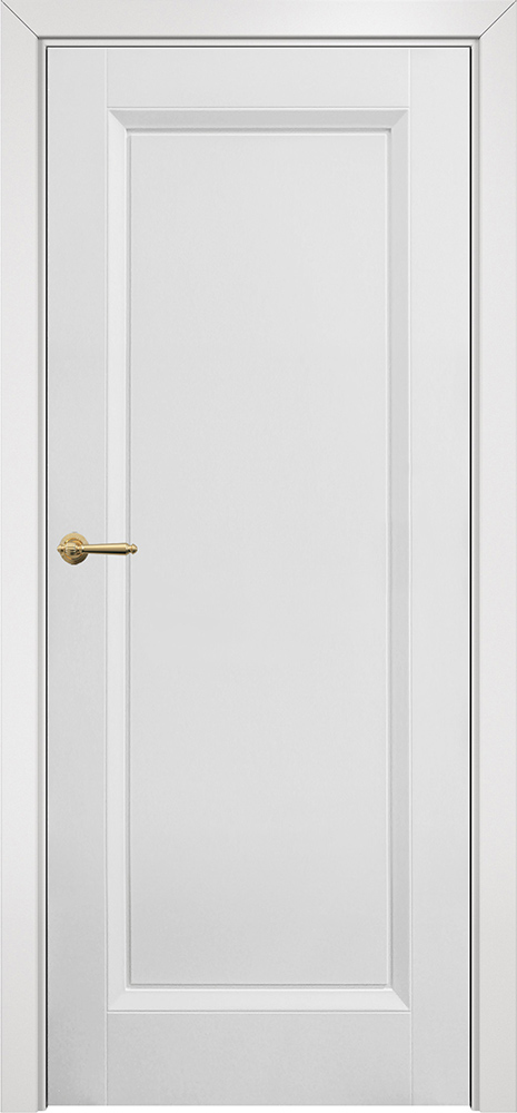 Двери в интерьере - Дверь Оникс Турин фрезерованная №6 эмаль белая, глухая