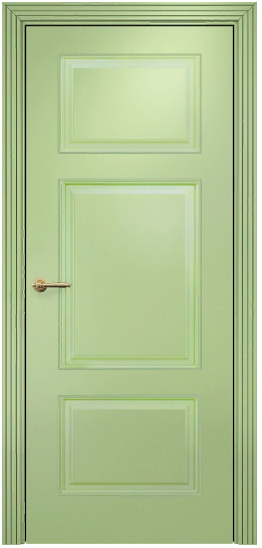 Двери в интерьере - Дверь Оникс Прованс фрезерованная эмаль фисташковая, глухая