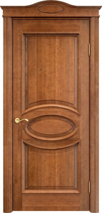 Дверь Итальянская Легенда массив ольхи ОЛ26 орех 10%, глухая. Фото №2