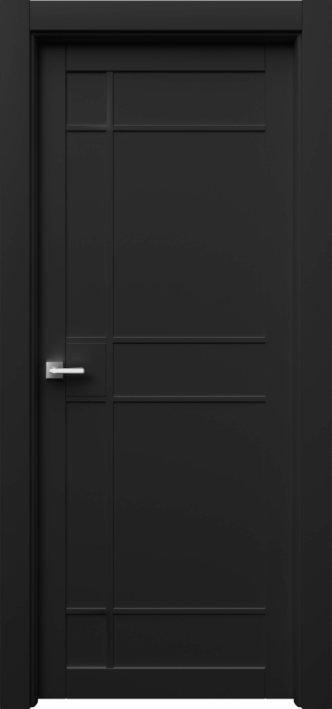 Двери в интерьере - Дверь Ронд3 эмаль RAL 9005, глухая