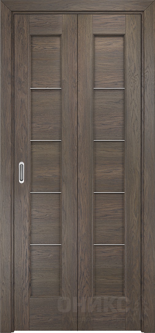 Двери в интерьере - Дверь-книжка Оникс Техно дуб античный, глухая