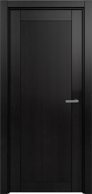 Двери в интерьере - Дверь Статус ESTETICA 811 дуб черный, глухая
