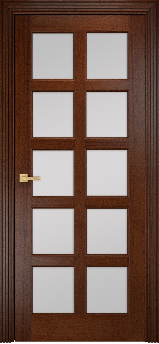 Двери в интерьере - Дверь Оникс Вена 2 каштан, сатинат