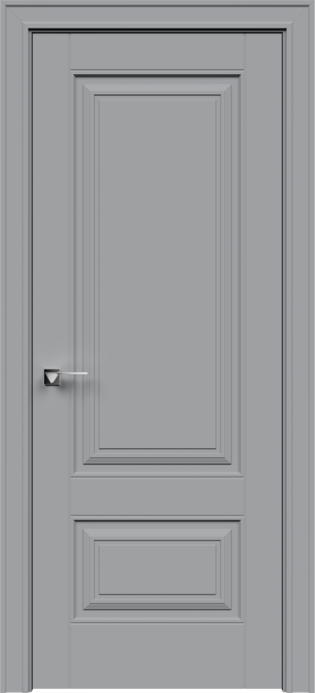 Двери в интерьере - Дверь Дельта-2 эмаль серая, глухая
