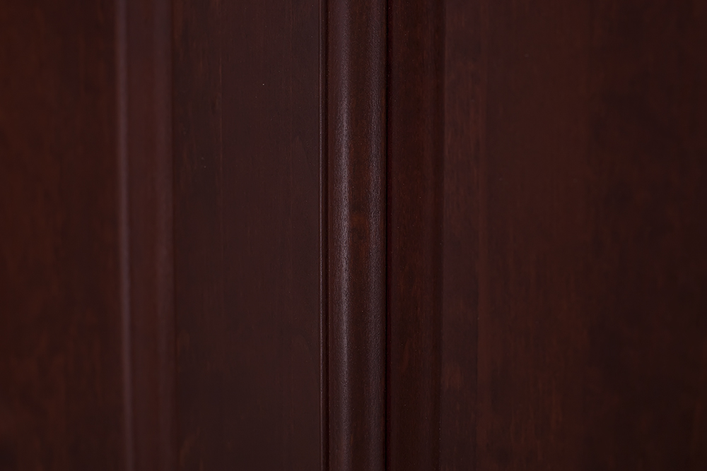 Дверь ОКА массив ольхи Сорренто махагон, глухая. Фото №2