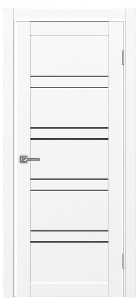 Двери в интерьере - Дверь Эко 560.12 белый снежный, сатинат графит