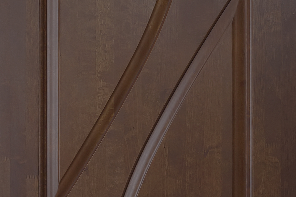 Дверь ОКА массив ольхи Даяна махагон, глухая. Фото №2