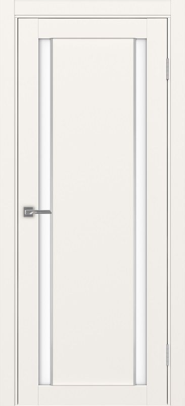 Двери в интерьере - Дверь Эко 522.212 АПП бежевый молдинг SC, lacobel белый