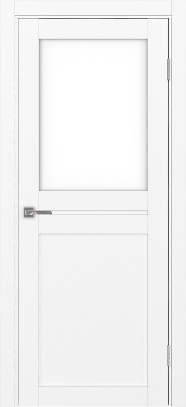 Двери в интерьере - Дверь Эко 520.211 белый снежный, lacobel белый