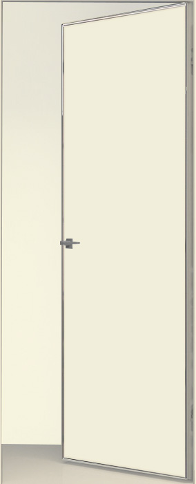 Двери в интерьере - Дверь скрытая ИУ-42 AL с 4-х сторон, эмаль белый жемчуг, revers 2,01 м