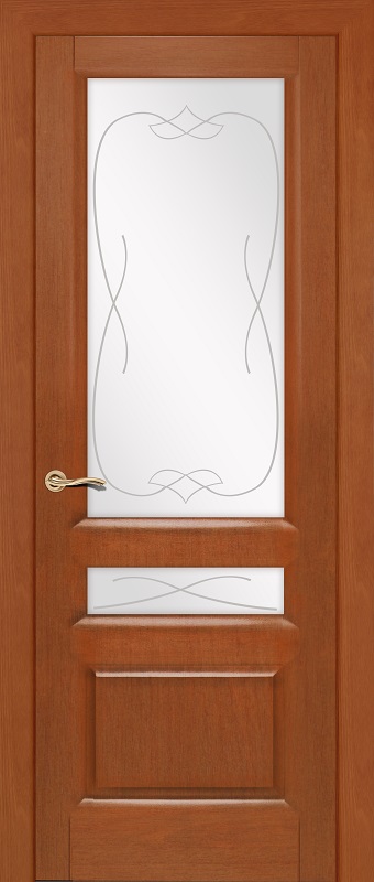 Двери в интерьере - Дверь Ситидорс Малахит-2 CLASSIC темный анегри, остекленная