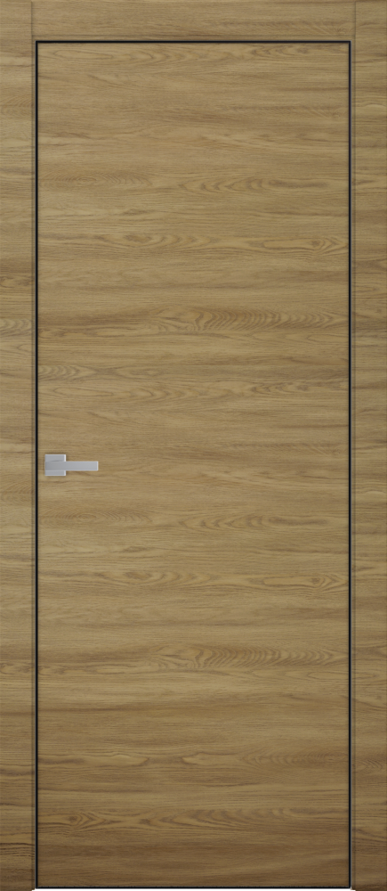 Двери в интерьере - Дверь ДР Tamburat 4101 мадейра AL кромка черная, глухая