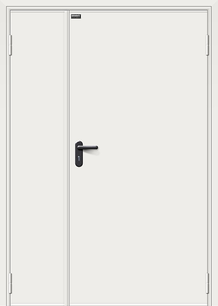 Двери в интерьере - Дверь противопожарная Браво ДП-1,5-60 RAL7035