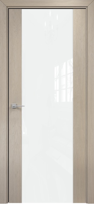 Двери в интерьере - Дверь Оникс Парма 1 мокко, глухая лакобель RAL 0333