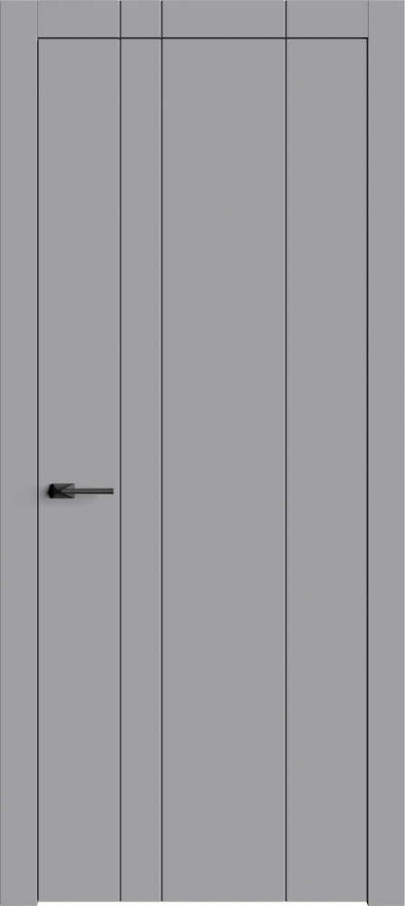Двери в интерьере - Дверь Линнея-12 серая, глухая