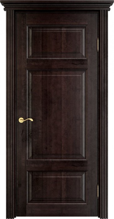 Дверь Итальянская Легенда массив ольхи ОЛ55 венге, глухая. Фото №3