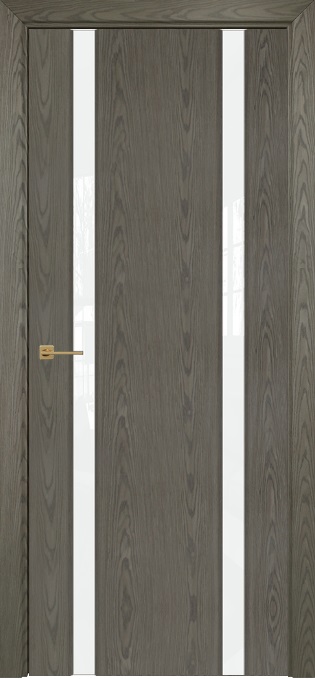 Двери в интерьере - Дверь Оникс Престиж 2 дуб арктик, триплекс белый