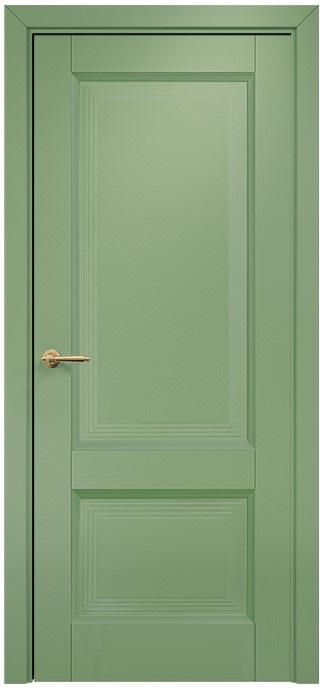 Двери в интерьере - Дверь Оникс Тоскана 2 эмаль RAL 6021, глухая