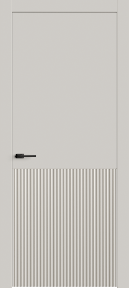 Двери в интерьере - Дверь Лайн8 эмаль латте, глухая