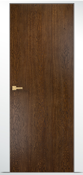 Двери в интерьере - Дверь Оникс скрытая с отделкой шпон дуб коньячный, стандартная