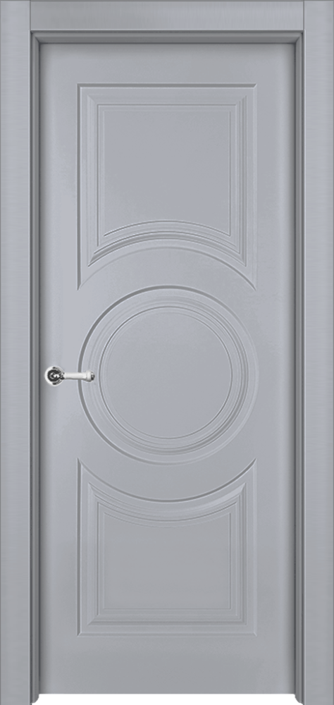 Двери в интерьере - Дверь Метро эмаль RAL 7047, глухая