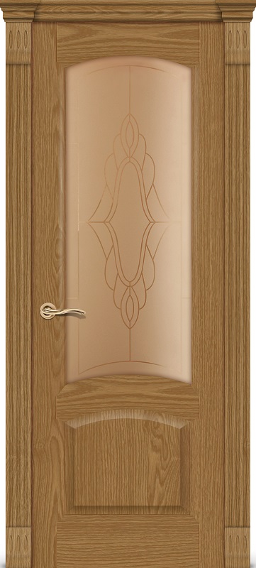 Двери в интерьере - Дверь Ситидорс Александрит дуб медовый, остекленная