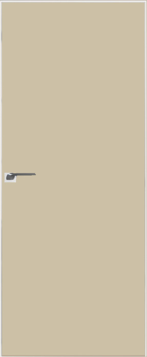 Двери в интерьере - Дверь скрытая ИУ-42 AL с 4-х сторон, эмаль сливки 2,3 м