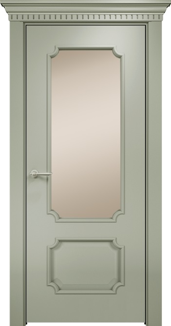 Двери в интерьере - Дверь Оникс Палермо эмаль RAL 7038, сатинат