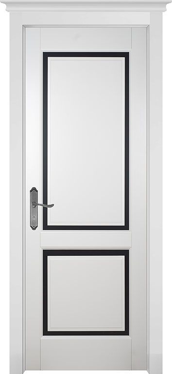 Двери в интерьере - Дверь ДР массив ольхи София эмаль белая, глухая