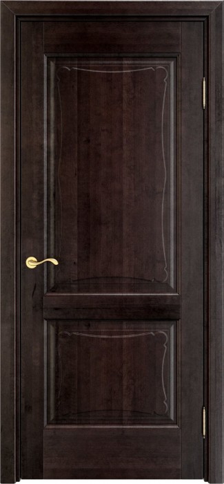 Двери в интерьере - Дверь ПМЦ массив ольхи ОЛ6.2 венге, глухая