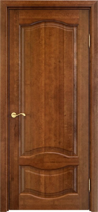 Двери в интерьере - Дверь Итальянская Легенда массив ольхи ОЛ33 коньяк, глухая