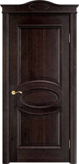 Дверь Итальянская Легенда массив ольхи ОЛ26 венге, глухая. Фото №2