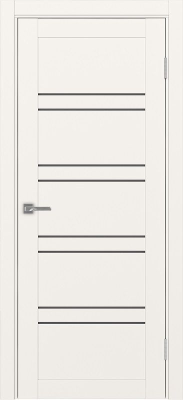 Двери в интерьере - Дверь Эко 560.12 бежевый, сатинат графит