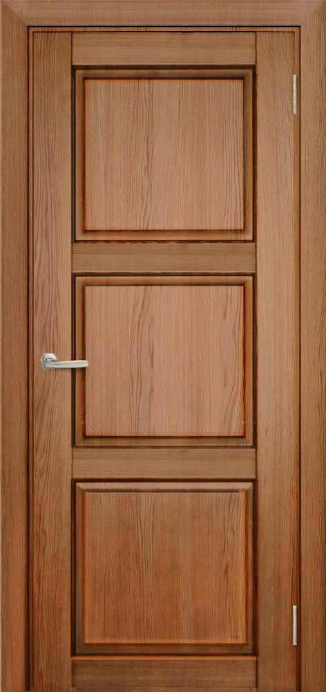 Двери в интерьере - Дверь Берест массив сосны Браво орех, глухая