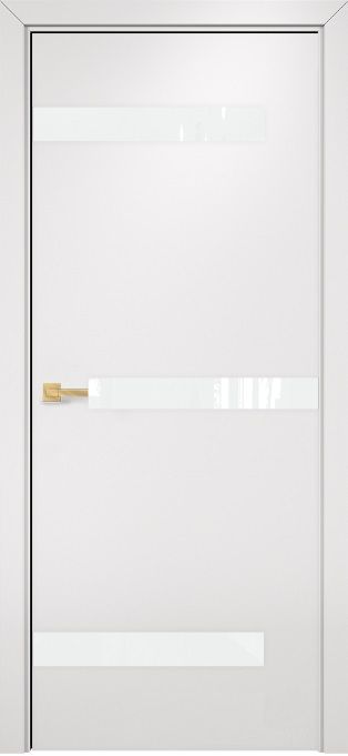 Двери в интерьере - Дверь Оникс Силуэт CPL белый, глухая