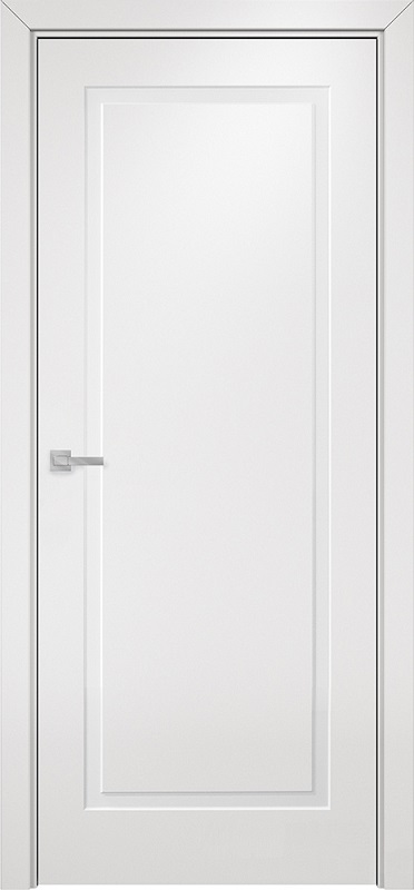 Двери в интерьере - Дверь Оникс Турин фрезерованная №5 эмаль белая, глухая