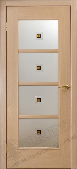 Двери в интерьере - Дверь Оникс Модерн беленый дуб, фьюзинг