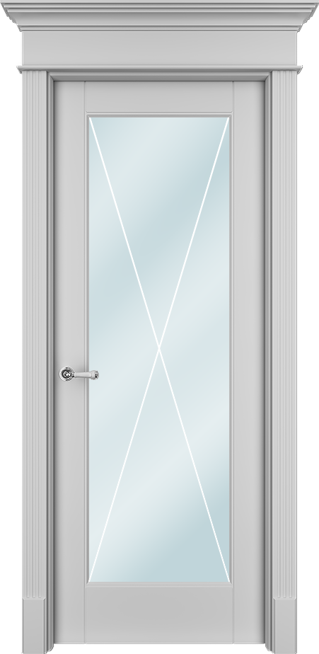 Двери в интерьере - Дверь ТанХС белая, сатинат