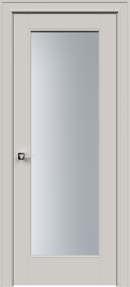 Двери в интерьере - Дверь Дельта эмаль латте, сатинат