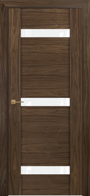 Двери в интерьере - Дверь Оникс Парма 3 американский орех, глухая лакобель RAL 0333